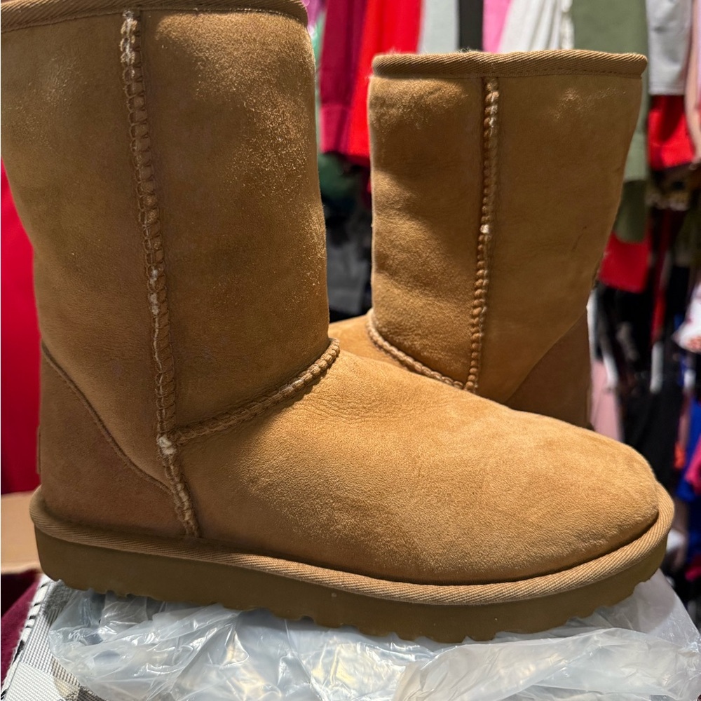 UGG Chestnut Suede Boots